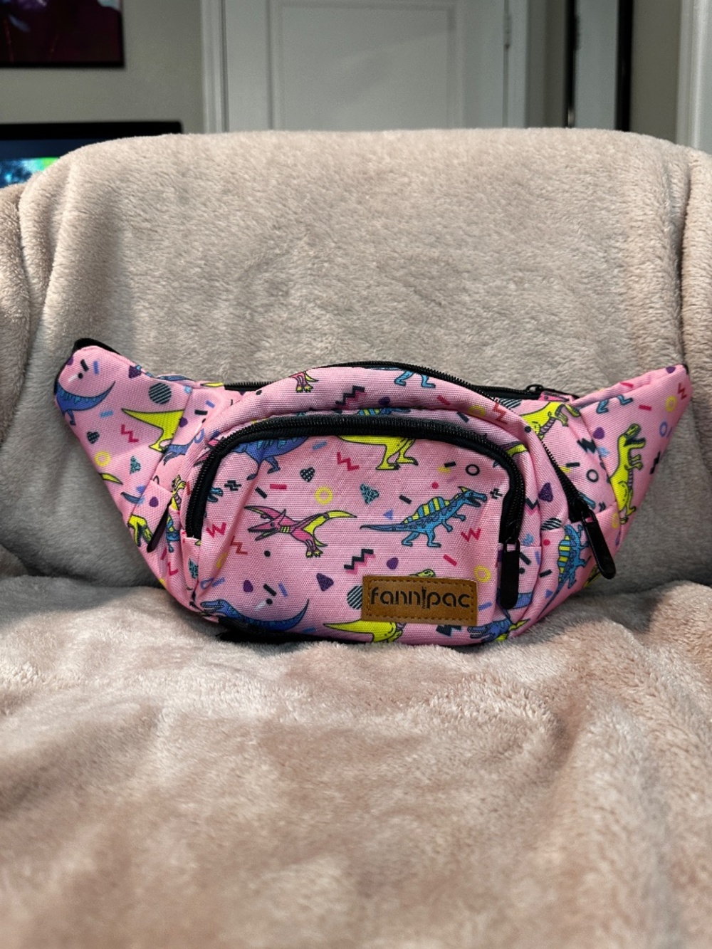 pink dinosaur fannipac